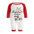 thumbnail image 2 of Family Matching Christmas Pajama Sets Christmastree Top Pants 2PCS Christmas PJs Christmas PJs Bodysuits, 2 of 7