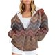 thumbnail image 4 of Puntoco Abrigo Mujer Moda Blusa Impresa Manga Larga Tops Sudadera Bolsillos Con Capucha Liquidación Puntoco Puntoco-1, 4 of 4