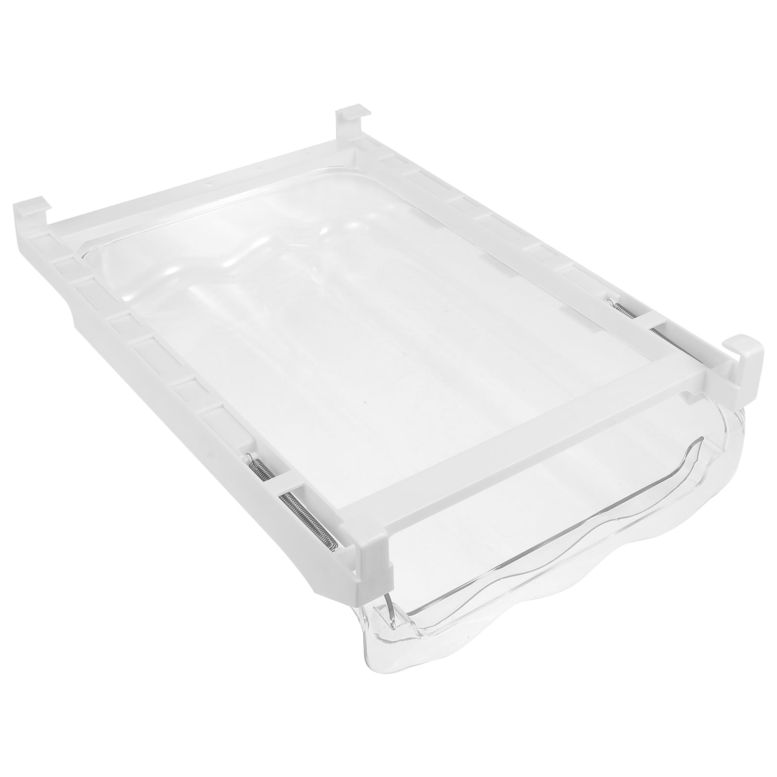 OUNONA  Transparent Crisper Refrigerator Egg Container Tray