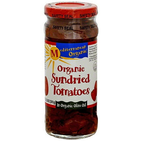 Mediterranean Organic Sundried Tomatoes In Olive Oil, 8.3 oz (Pack of 6)