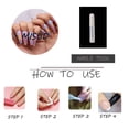 thumbnail image 4 of Long Coffin Press on Nails Ballerina Fake Nails Glossy Glue on Nails Colorful Ombre Acrylic Nails Summer Artificial Nails Rainbow Stick on False Nails with Design 24 pcs 10-MS013-Rainbow, 4 of 4