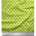 thumbnail image 1 of Soimoi Crepe Silk Fabric Swallow Bird Small Printed Fabric 1 Yard 42 Inch Wide, 1 of 1