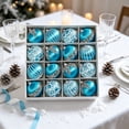 thumbnail image 5 of 16Pcs Christmas Balls Ornaments for Xmas Christmas Tree - 4 Style Shatterproof Christmas Tree Decorations Hanging Ball for Holiday Wedding Party Decoration (16pcs, 2.36"/6CM), 5 of 7