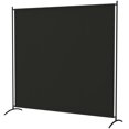 thumbnail image 1 of CoSoTower Single Panel Room Divider, UV30+ Privacy Screen, Indoor Outdoor Privacy Panel with Stable Base, Black, 1 of 7