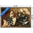 thumbnail image 3 of Attack on Titan: Season 2 - Attack Titan Wall Poster, 14.725" x 22.375", Framed, 3 of 3