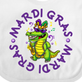 thumbnail image 4 of Inktastic Mardi Gras 2021 Party Alligator Boys or Girls Baby Bib, 4 of 4