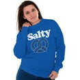 thumbnail image 4 of Salty Gourmet Pretzel Hungry Attitude Sweatshirt for Men or Women Brisco Brands X, 4 of 6