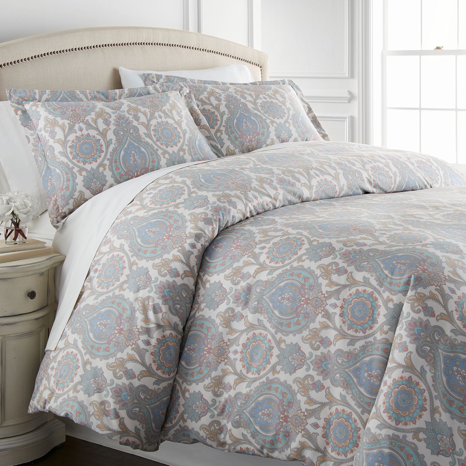 Boho Paisley Printed Duvet Cover Set by SouthShore Fine Linens