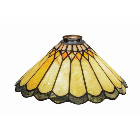 12"W Carousel Jadestone Shade