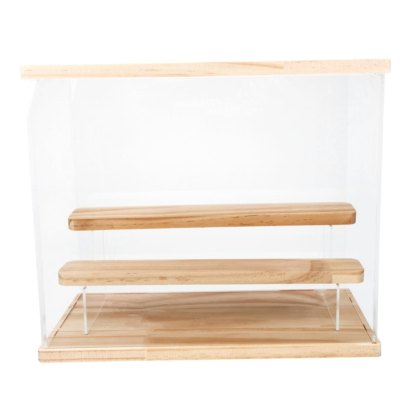 HEMOTON 1Pcs Desk Accessories & Workspace Organizers Simple Style Acrylic and Wood