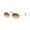 Polished Arista Gold Frame / Clear Gradient Brown Lens, variant on RB3547 OVAL METAL Oval Shape Sunglasses Polished Black Frame / Dark Grey Lens 51mm