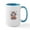 White/Blue Inside, variant on CafePress - Sloth Mugs - 15 oz Ceramic Large White Novelty Mug