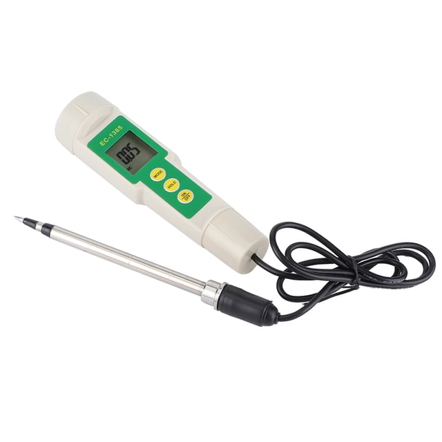 Medidor de salinidad, EC‑3185 Medidor portátil de EC/TDS/CF para suelos Medidor de suelos Rendimiento comprobado