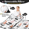 thumbnail image 3 of White Christmas Gnome and Snowflake Pattern Toddler Nap Mats for Kids Preschool,50"x20" Sleeping Mat Bag or Kids,Toddler Sleeping Bag,Toddler Nap Mat or Daycare, 3 of 6