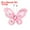 Light Pink, variant on Uxcell 12Pcs Butterflies for Crafts 2.2" Organza Butterflies for DIY Craft Home Decor Light Pink