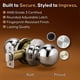 thumbnail image 5 of Pomo de puerta Copper Creek BK2020PS de acero inoxidable pulido, 5 of 7