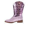 thumbnail image 3 of Roper Girls Glitter Gleam Round Toe Cowboy   Mid Calf Boots, 3 of 5
