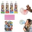 B'loonies Blow Plastic Balloons - 2 Packs With 16 Tubes & Straws, Assorted Colors! Fun For Kids & Adults.