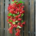 thumbnail image 4 of RjnShan 22.4" Simulation Bougainvillea Wall Hanging, Artificial Faux Flowers & Plants – Realistic Hanging Vines for Outdoor Spring Decoration Porch Flower Pots Patio & Balcony(1PC), 4 of 11