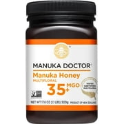 MANUKA DOCTOR - MGO 35+ Manuka Honey Multifloral, 100% Pure New Zealand Honey. Certified. Guaranteed. RAW. Non-GMO (17.6oz)