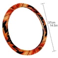 thumbnail image 4 of Maple leaves 14.5 Inch Printing PVC Leather Car Wheel Cover Steering Wheel Cover Auto Accessories, 4 of 6