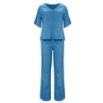 thumbnail image 4 of Pyhlmscde Womens Jumpsuit, 2 Piece Sets for Women Summer, Jumpsuits for Women Casual, 4 of 4