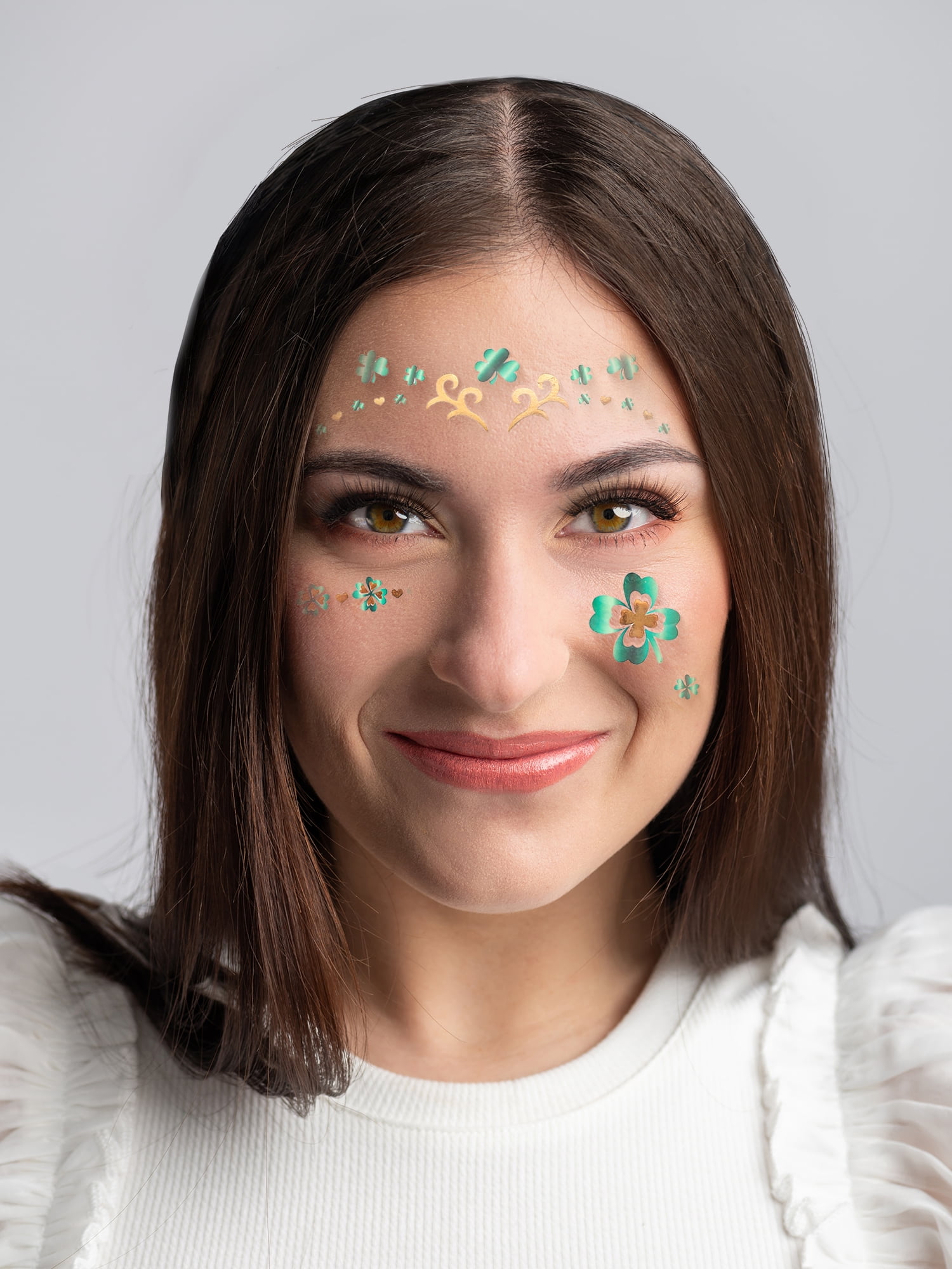 Way to Celebrate St. Patrick's Day Face Tattoo Set, 2 Piece