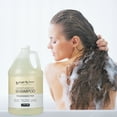 thumbnail image 4 of Ginger Lily Farms Club & Fitness Moisturizing Shampoo for All Hair Types, 100% Vegan & Cruelty-Free, Fragrance Free, 1 Gallon (128 fl oz) Refill, 4 of 6