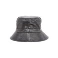 thumbnail image 2 of PU Black Leather Bucket Hat, 2 of 2
