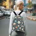 thumbnail image 7 of ALAZA Baseball Cartoon Stars Womens Travel Laptop Backpack Large Daypack Ladies Shoulder Bags S, 7 of 7