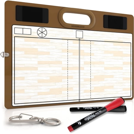 Volleyball Dry Erase Board for Coaches 15x10.5 Inch Volleyball Rotation Wheel Whiteboard Coaching Supplies Equipment Includes 2 White Board Markers for Volleyball Accessories The Perfect Coach Gifts
