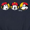 thumbnail image 3 of Disney - Mickey & Friends - Minnie Mouse - All the Faces of Minnie - Men's Crew Neck Fleece Pullover, 3 of 5
