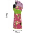 thumbnail image 4 of Guantes De Jardín De Manga Larga, Guantes De Jardinería A Prueba De Espinas Para Poda De Rosas Para Hombres Y Mujeres, 11 Feliz Sencillez, 4 of 5