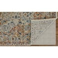 thumbnail image 4 of Feizy Kaia Transitional Medallion, Tan/Ivory/Orange, 3' x 12' Runner Sheen Vintage Distressed Floor Rug for Living room Bedroom, 4 of 8
