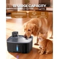 thumbnail image 6 of FWMB 2.2Gal/8L Wireless Dog Water Fountain, Pet Fountain for Cat/Big Dog with Motion Sensor,6 Filters,Black, 6 of 12