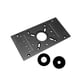 thumbnail image 4 of Placa base de inserción para sierra de mesa de fresadora M8, placa abatible para fresadora, fresadora de elevación manual Negro, 4 of 8