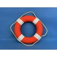 thumbnail image 2 of Hampton Nautical Orange Styrofoam Decorative Life Ring, 2 of 2