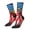 2 Black-2, variant on Eagle Head With American Flag Print Adult Socks for Men & Women,Calf Socks, Ankle Socks,Boots Socks,Breathable Casual Sock,Unisex Crew Socks