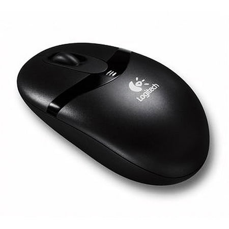 Usb Ps2 Cordless Desktop - Logitech Cordless - Mouse - optical - 3 buttons - wireless - RF - USB / PS/2 wireless receiver - black