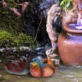 thumbnail image 4 of Decoración simulada, 2 piezas de resina de pato de agua simulada, adornos para exteriores, características líderes en su clase, 4 of 8