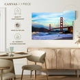 thumbnail image 5 of Elephant Stock Golden Gate Bridge San Francisco Wall Art - Horizontal Canvas Wall Art - Living Room Wall Decor - Architecture Canvas - Blue And Brown Decor - 45" x 30", 5 of 8
