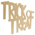 thumbnail image 2 of Wood Trick-or-Treat Cutouts 17-7/10 x 12 Inch, Pack of 50 Unfinished Wooden Cutouts for Crafting, Door Hangers, and DIY Halloween Décor, by Woodpeckers, 2 of 5