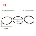 thumbnail image 1 of 3 Pcs Air Compressor Piston Ring Pneumatic parts for 47mm Cylinder, 1 of 9