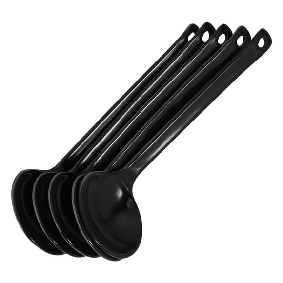 BRIGHTFUFU 5 unids melamina tortuga concha cuchara sopa cucharas de sopa restaurante vajilla ramen cucharas