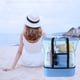 thumbnail image 4 of Yuarrent Bolsa de almuerzo aislada impermeable portátil almacenamiento de leche de alimentos bolsa fresca trabajo escuela Camping Picnic bolso para Almacenamiento y organización del hogar Azul Yuarrent HA064996-03, 4 of 6