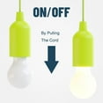 thumbnail image 4 of 3Pcs/4Pcs/5Pcs LED Pull Cord Bulb Light Hanging Bulb Battery Powered Portable Hanging Lamp On A Rope For Backyard Camping, 4 of 7