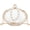 Transparent, variant on Women Mini Seashell Evening Clutch Pearls Top-Handle Bag Chain Strap Cross-body Bag