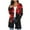 A White, variant on Cardigans for Women Trendy Spring Women's Jacket Daily Holiday Workout Crop Cardigan Open Stitch Coat Casual Long Sleeve Floral Print Top Black S