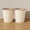 Beige, variant on Wastebasket, Round Lidless Straight Throw Design Large Plastic Wastebasket for Home Kitchens and Coffee Shops Pack of 2