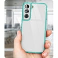 thumbnail image 7 of Encased (3 Pack) Designed for Samsung Galaxy S22 Plus Case with Screen Protector Tempered Glass + Camera Lens Protector, Protective Phone Kit (Clear/Blue), 7 of 7
